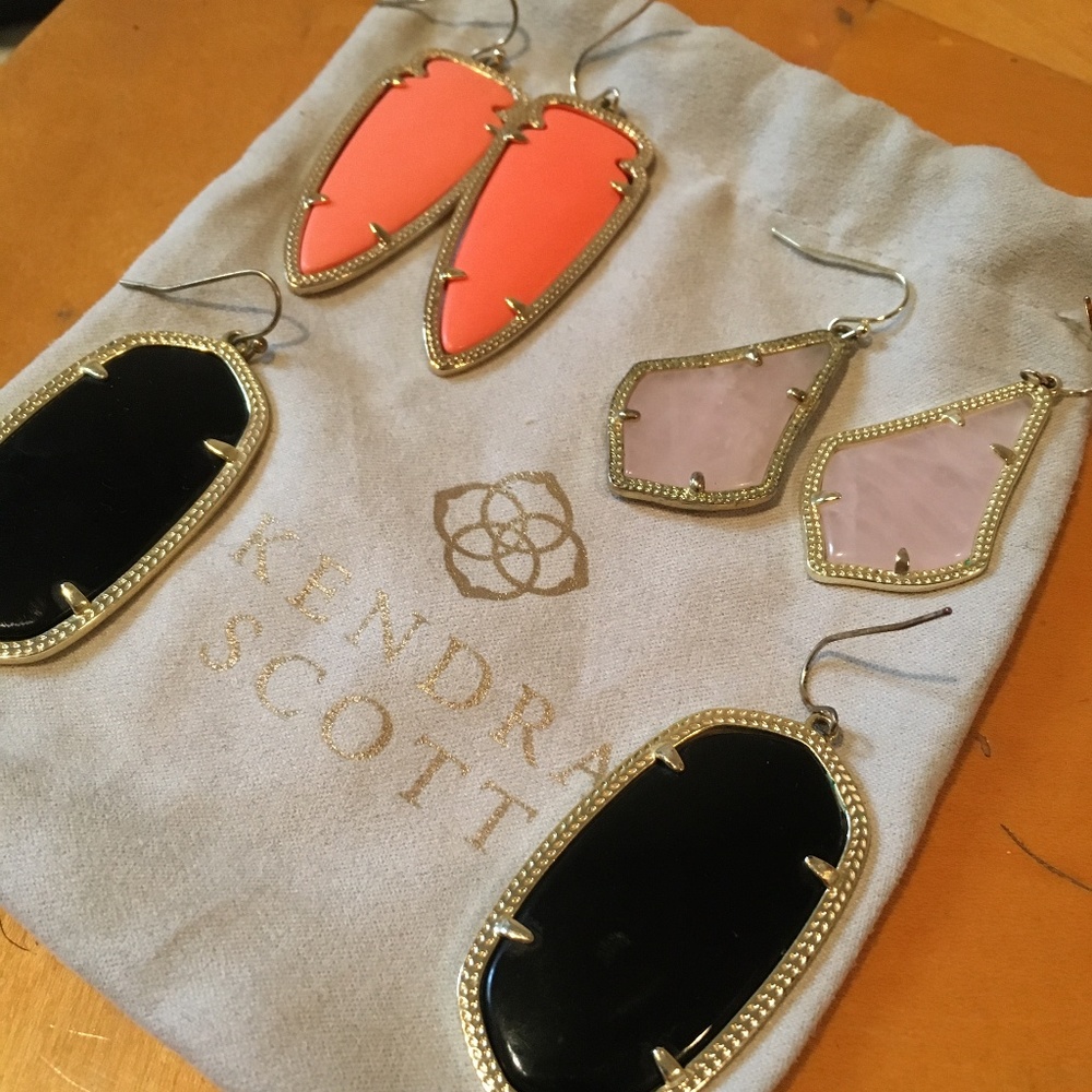 Multiple Kendra Scott Droop Earrings (Bundle)